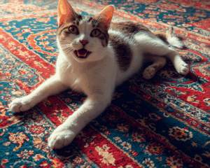 Pet stains on carpet