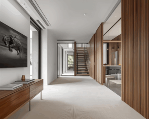 Modern home with clean carpet