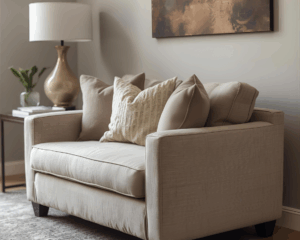 Clean Sofa in cozy living room