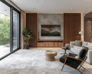 Modern home with clean carpet